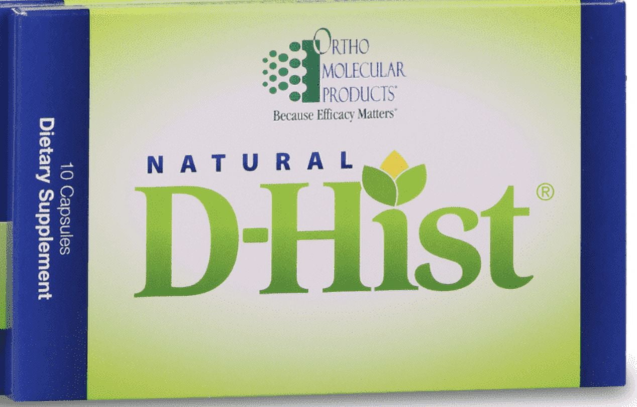 Natural D-Hist Blister Pack (10 capsules/pack) by Ortho Molecular Products
