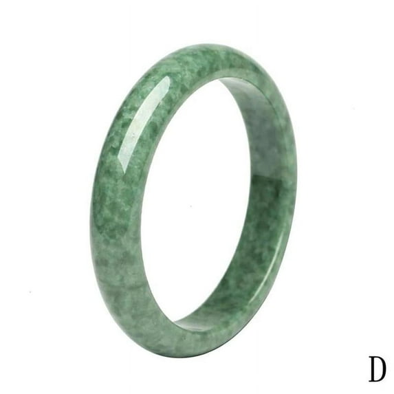 Natural Dark Green Jade Jadeite Gemstone Bangle Bracelet Best Jewelry AU C7E3