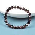 thumbnail image 1 of Natural Dark Red Garnet Bracelet for Women Men Round Natural Pomegranate Stone Beads Bracelets Lucky Energy Jewelry Gifts, 1 of 6