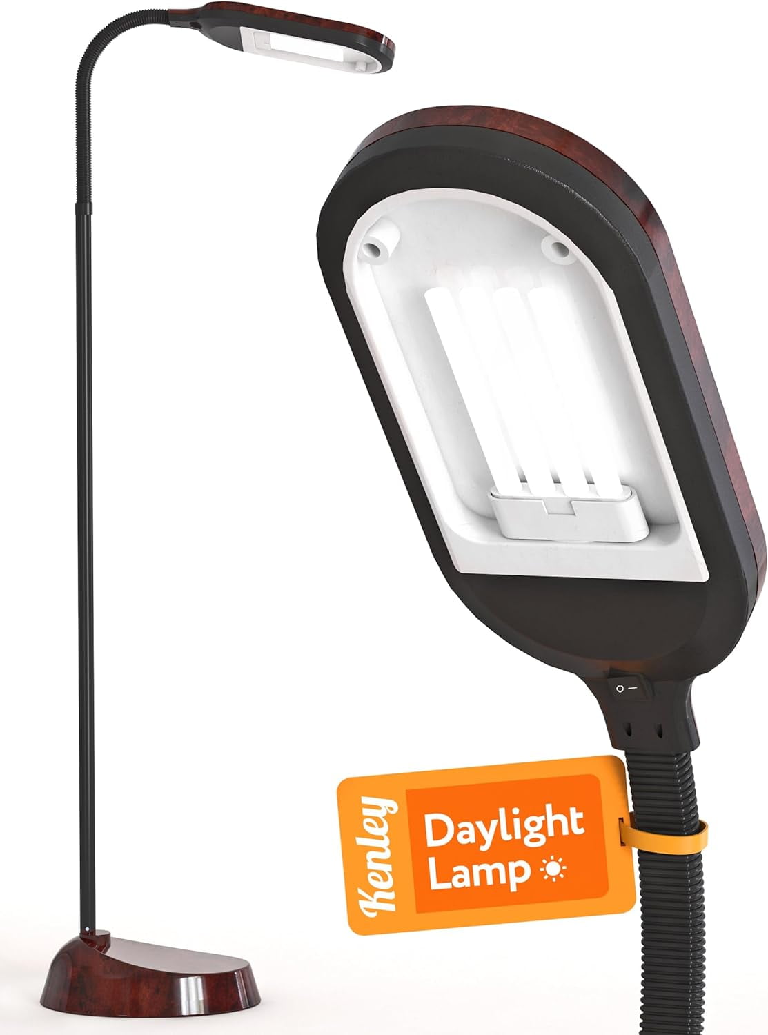 Natural Daylight Floor Lamp Craft Light Floor Standing for Reading, Crafting, Sewing 27W