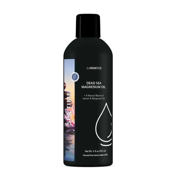 Natural Dead Sea Magnesium Power Up Oil  4oz Topical Oil for Muscle Relief & Skin Hydration  Infused with  Natural oils