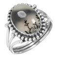 thumbnail image 1 of Natural Dendrite Opal 925 Sterling Silver Handmade Ring, 1 of 6