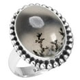 thumbnail image 1 of Natural Dendrite Opal Women Jewelry 925 Sterling Silver Ring, 1 of 6