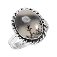 thumbnail image 1 of Natural Dendrite Opal Women Jewelry 925 Sterling Silver Ring, 1 of 6