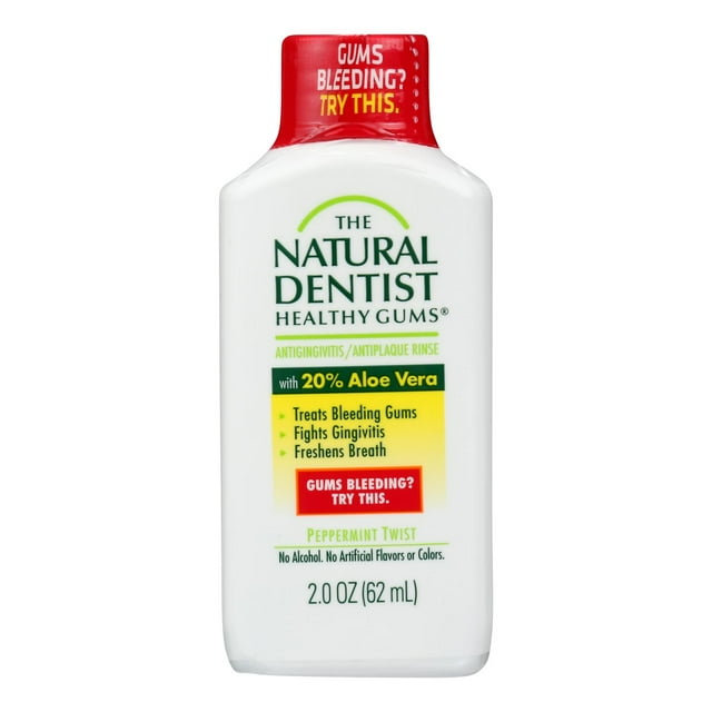 Natural Dentist Anti Gingivitis Rinse - Healthy Gums - Peppermint Twist - 2 Oz