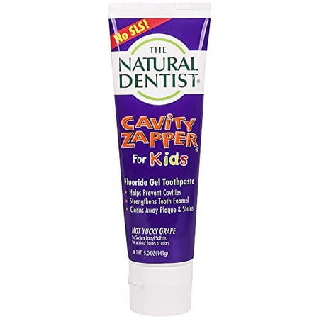 Natural Dentist Cavity Zapper Fluoride Gel Toothpaste, 5 oz