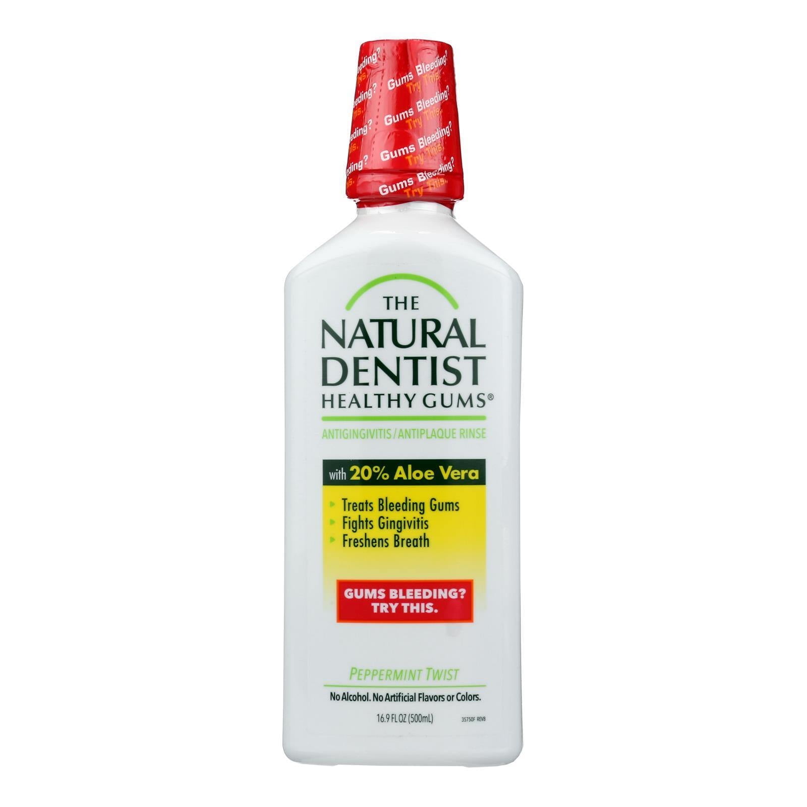 Natural Dentist Healthy Gums Antigingivitis Rinse Peppermint Twist - 16 ...