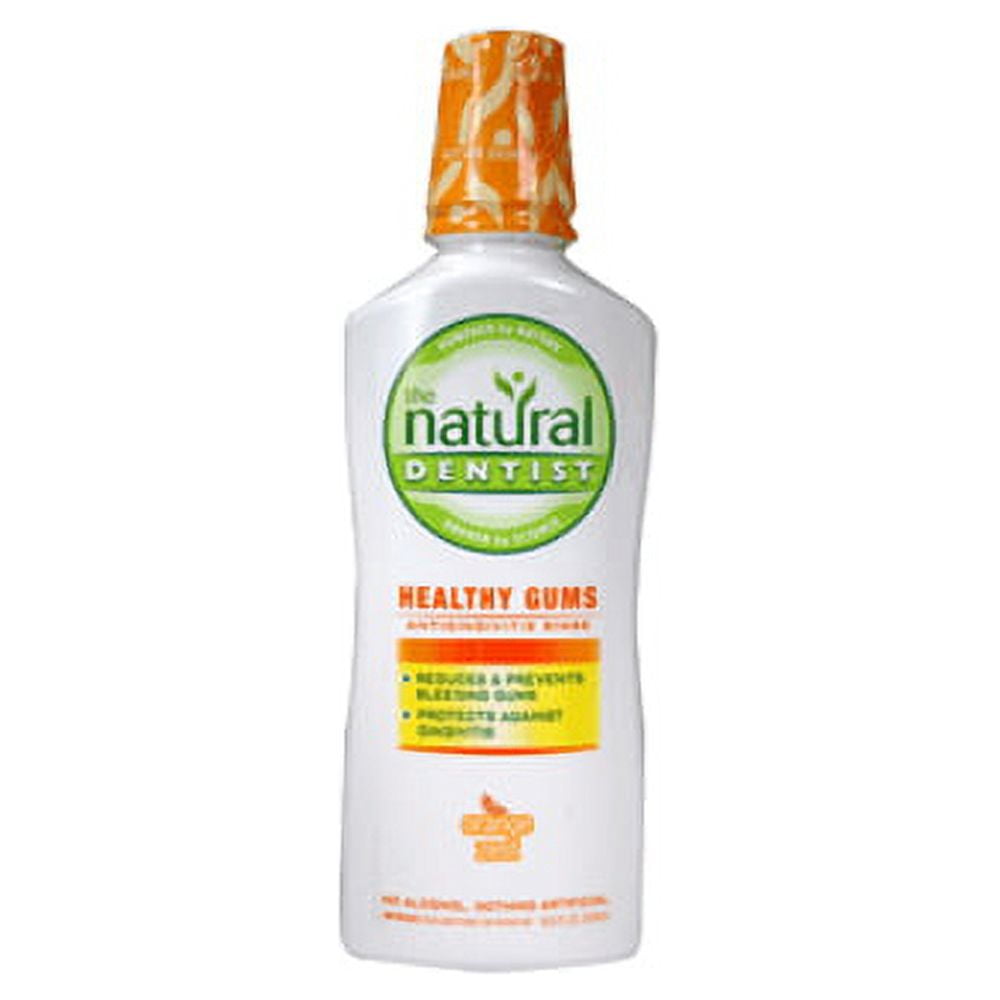 Natural Dentist Healthy Gums Daily Oral Rinse, Orange Zest 16 Oz, 3