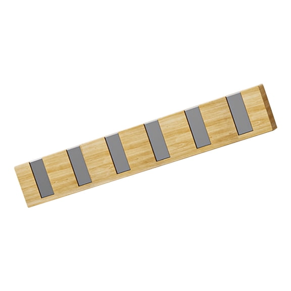 Natural Designs Hide Wall Hook Adhesive Coat Rack for Entryway Closet Bathroom Organizers Easy Installation