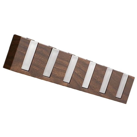 Natural Designs Hide Wall Hook Adhesive Coat Rack for Entryway Closet Bathroom Organizers Easy Installation