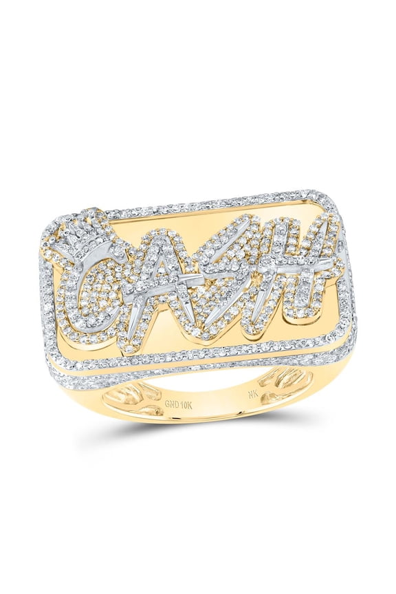 Natural Diamond NK Cash Mens Ring 2cttw