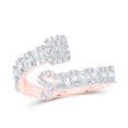 thumbnail image 1 of Natural Diamond NK Fashion Initial "S" Ladies Cuff Ring 0.5cttw, 1 of 1