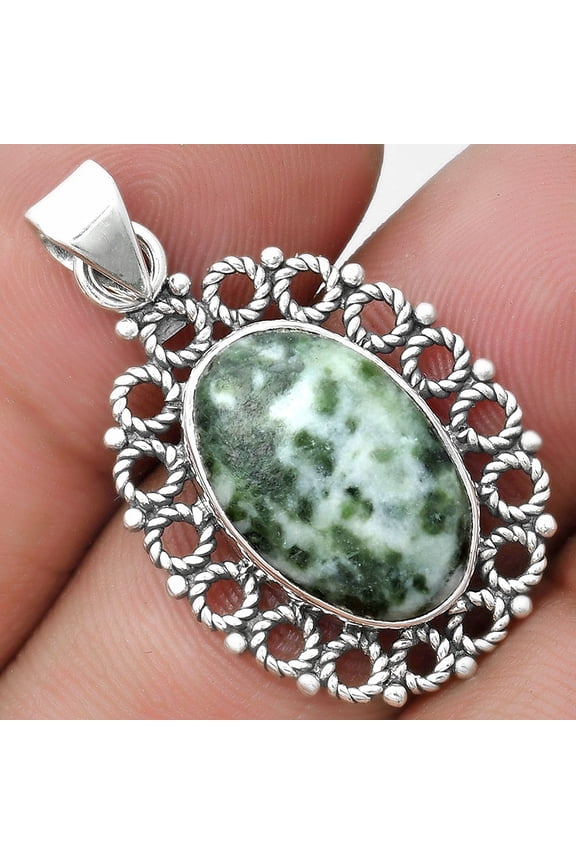 Natural Dioptase 925 Sterling Silver Pendant Jewelry P-1009 SDP103268