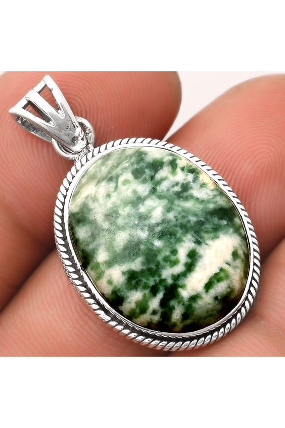 Natural Dioptase 925 Sterling Silver Pendant Jewelry P-1056 SDP105967