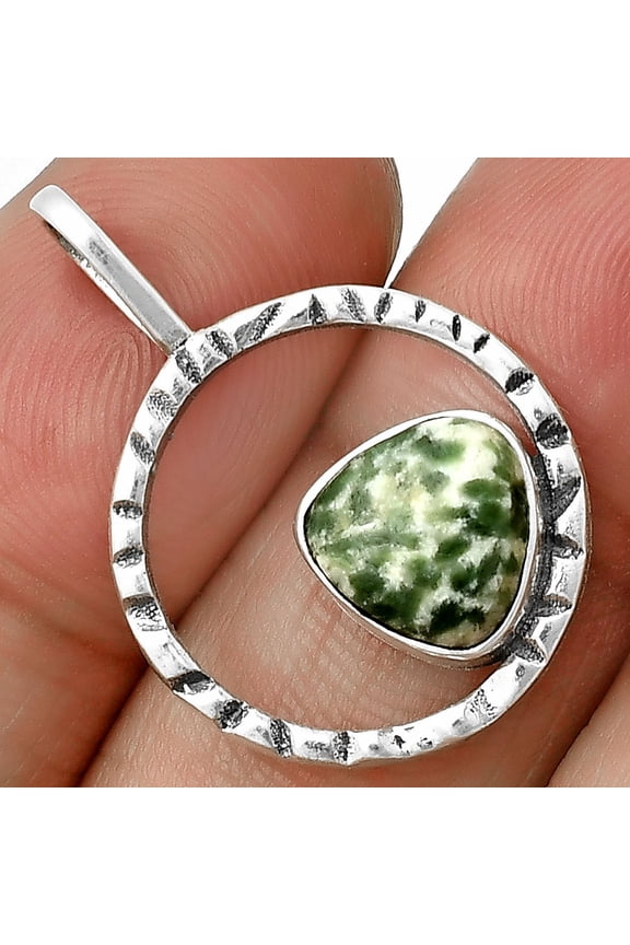 Natural Dioptase 925 Sterling Silver Pendant Jewelry P-1067 SDP139613