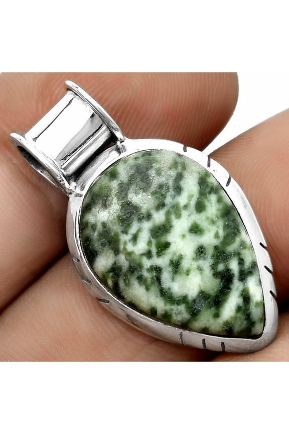 Natural Dioptase 925 Sterling Silver Pendant Jewelry P-1154 SDP122437