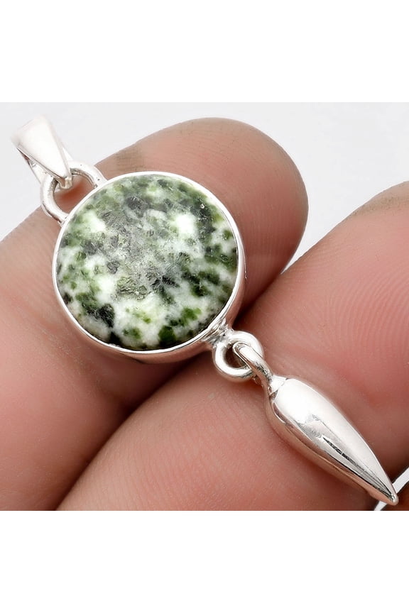 Natural Dioptase 925 Sterling Silver Pendant Jewelry P-1295 SDP104578