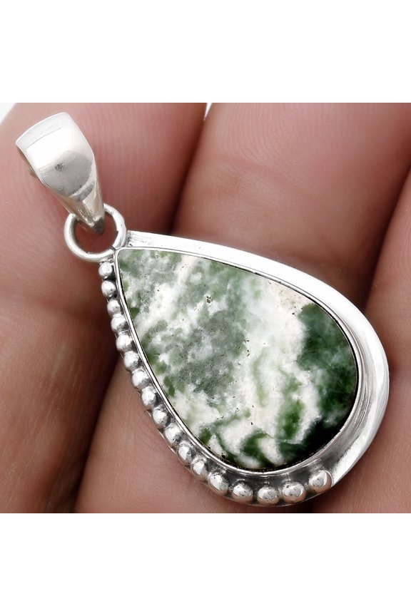 Natural Dioptase 925 Sterling Silver Pendant Jewelry P-1326 SDP119753