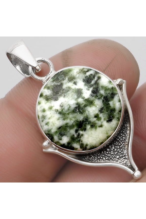 Natural Dioptase 925 Sterling Silver Pendant Jewelry P-1393 SDP104749