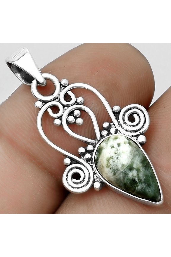 Natural Dioptase 925 Sterling Silver Pendant Jewelry P-1553 SDP121814
