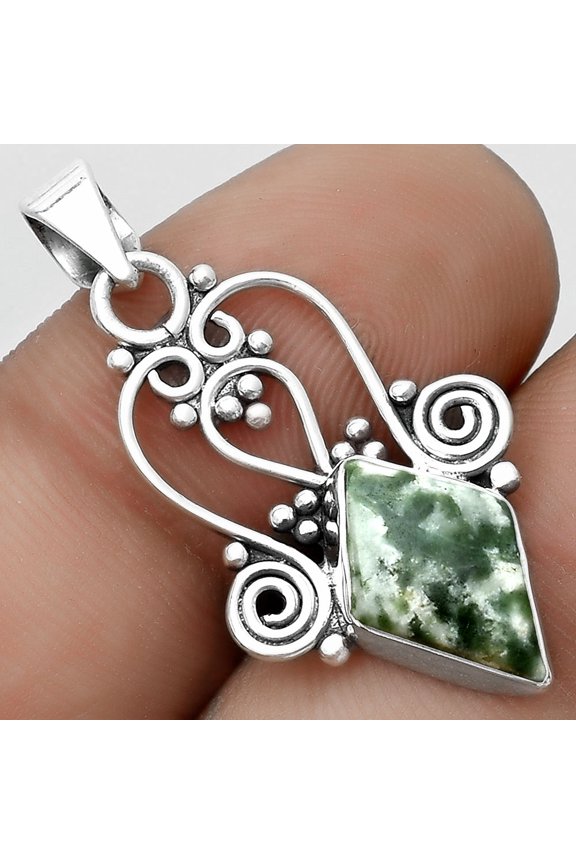 Natural Dioptase 925 Sterling Silver Pendant Jewelry P-1553 SDP121816