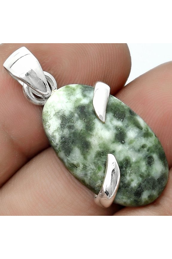 Natural Dioptase 925 Sterling Silver Pendant Jewelry P-1560 SDP123831