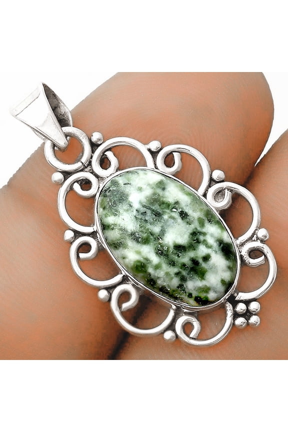 Natural Dioptase 925 Sterling Silver Pendant Jewelry P-1699 SDP121265