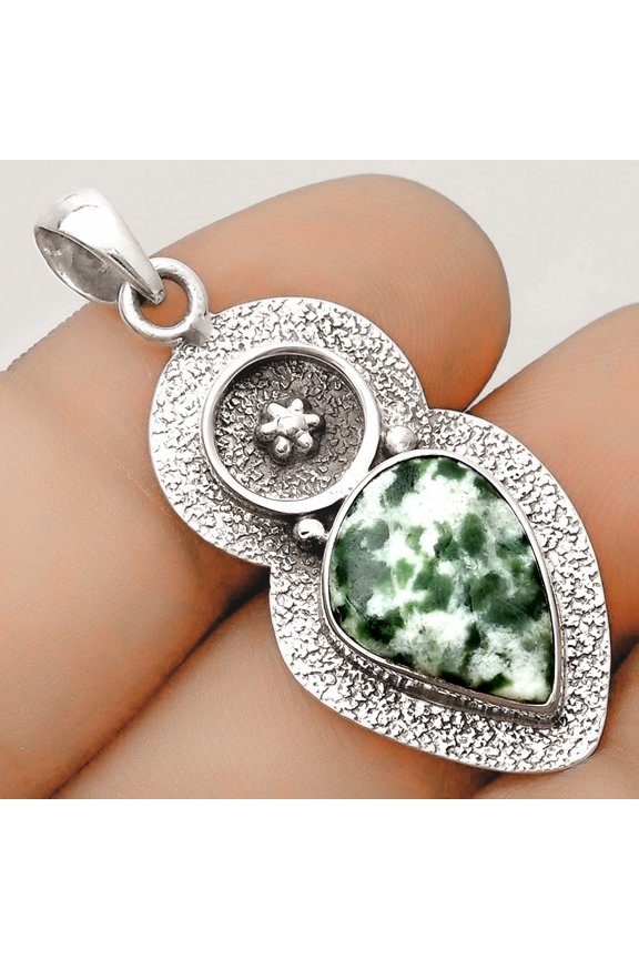 Natural Dioptase 925 Sterling Silver Pendant Jewelry P-1716 SDP121730