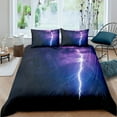 thumbnail image 1 of Natural Disaster Thunder and Lightning Dark Clouds Room Decoration Natural Landscape Duvet Cover for, 1 of 5