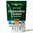 thumbnail image 1 of Natural Dishwasher Cleaner - Dish Washer Machine Descaler, Fights Grease & Limescale, Hard Water Stain Remover, Smell Eliminator for Clean Dishwashers - Lemon Fresh Scent, 4 oz (Pack of 1), 1 of 4