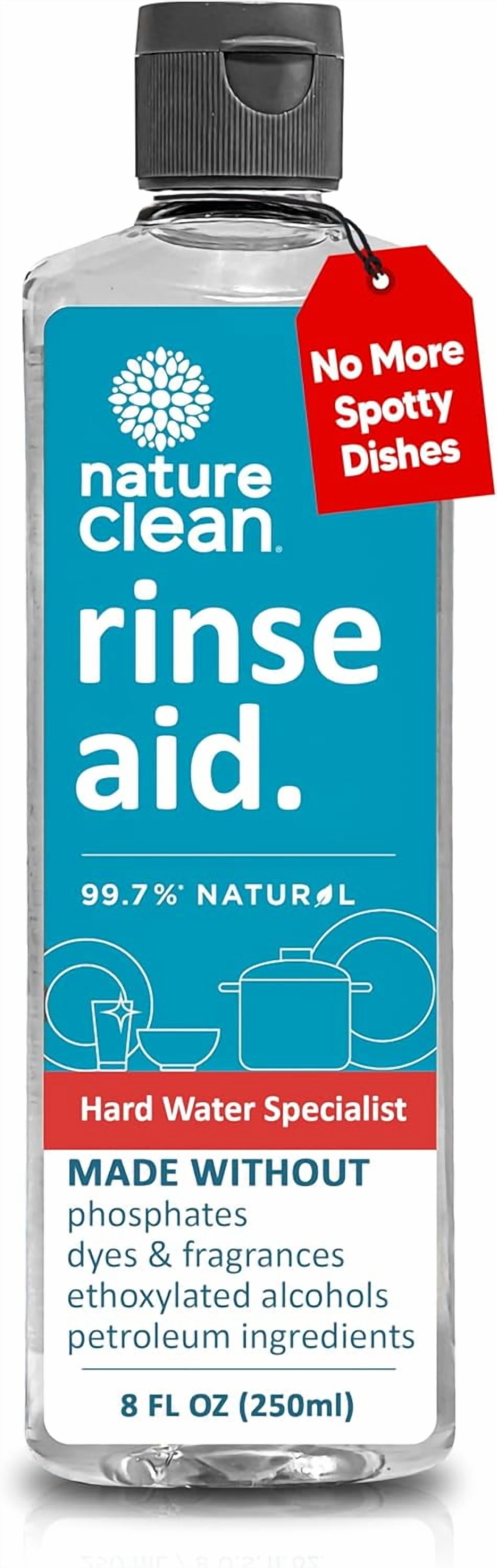 Cleaning Rinse All Natural Dishwasher Rinse Aid Cleaner, Liquid Dishwasher Rinse Agent ...