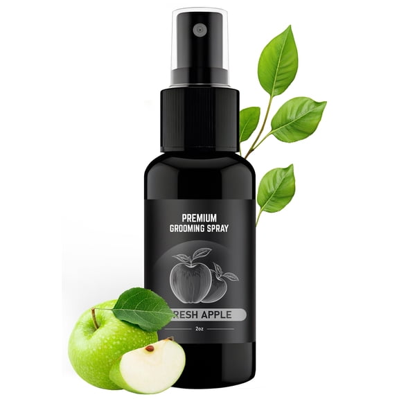 Natural Dog Cologne and Odor Eliminator - Dog Grooming Spray (Fresh Apple)