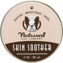 Natural Dog Company Skin Soother Balm for Dogs, Relieves Dry, Itchy Skin, Treats Skin Irritations, Wounds, Hot Spots, Dermatitis, 2 oz Tin