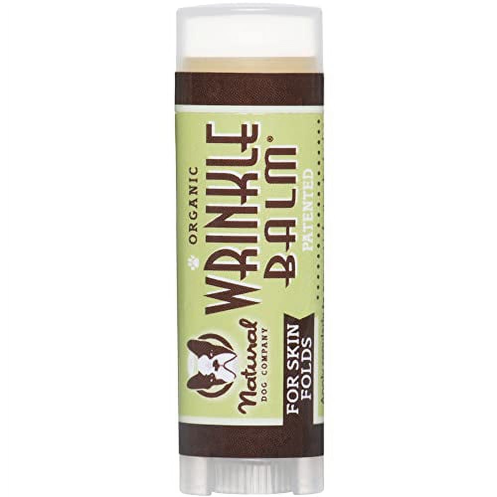 Natural Dog Company Wrinkle Balm, Travel Stick, 0.15 oz, Dog Lotion for