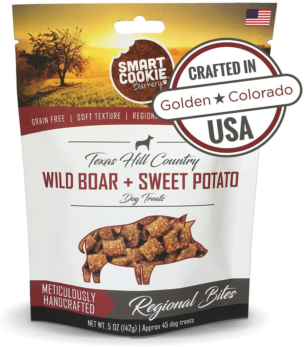 Image showcasing All Natural Dog Treats - Wild Boar & Sweet Potato - Training Treats for ...