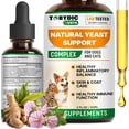 thumbnail image 1 of Natural Yeast Support for Dogs – Soothing Herbal Drops for Itchy Skin, Ears & Seasonal Sensitivities – Helps Calm Discomfort & Promote Skin Balance – Liquid Supplement – Made in USA, 1 of 7