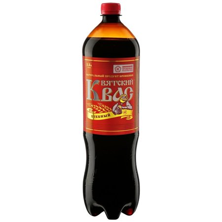 Natural Double Fermented Bread Kvass Vyatsky Khlebnyi From Vyatka Winter Rye 50.72 fl oz / 1.5 L - Set of 3