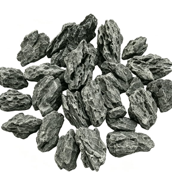 Natural Dragon Stone, 0.8 LB Large Aquarium Rocks for Aquascaping, Aquarium Decor, Fish Tank Decorations,1.2-3.1 Inches Natural Stone for Amphibian Enclosures