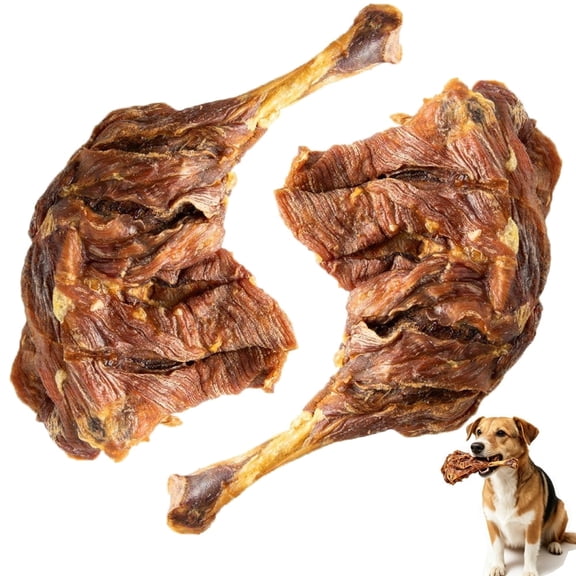 All Natural Dried Duck Leg Dog Treats for Small, Medium, & Large Dog - No Artificial Flavors, Healthy, High Protein Make the Perfect Positive-Reward Training Treats for Dogs.1pc