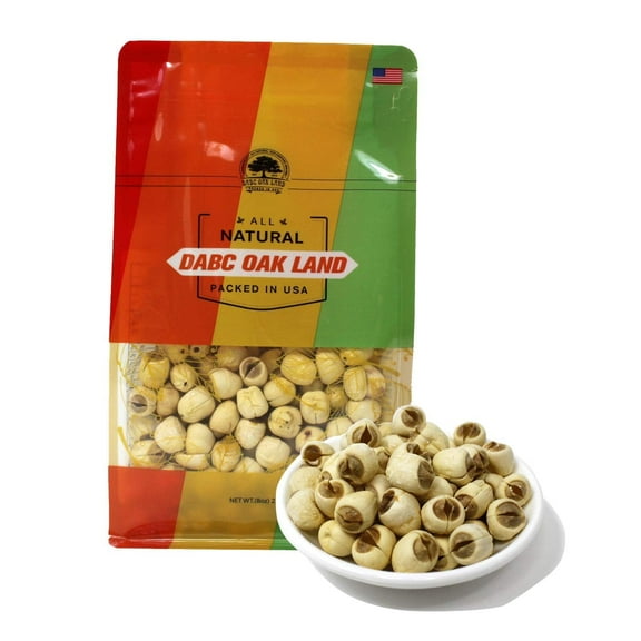 Natural Dried Lotus Seeds 8 Ounce,100% Natural, Dried White Lotus Seeds Lian ZI, Rich In Methionine for Healthfor Herbal Tea