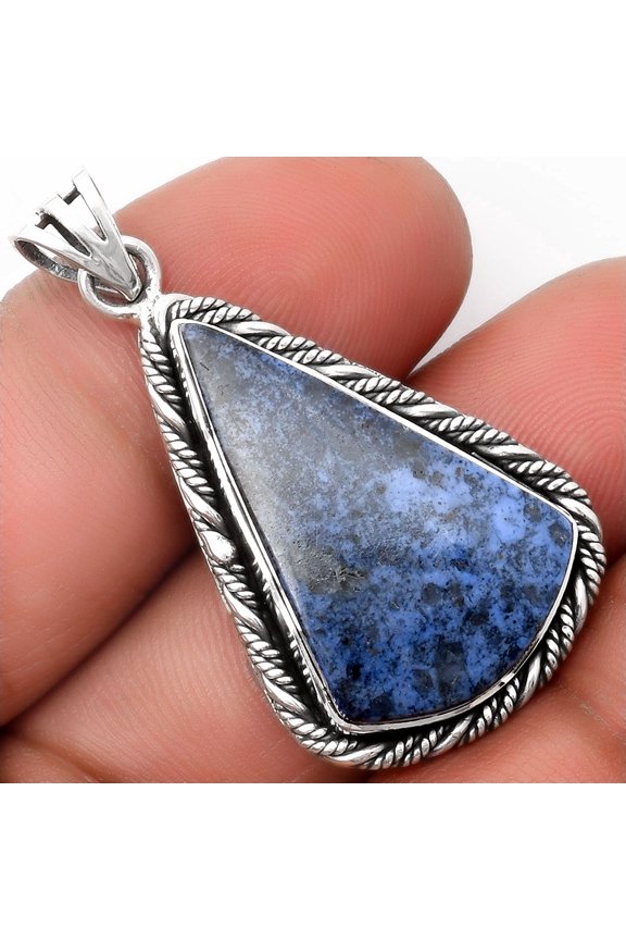 Natural Dumortierite Quartz 925 Sterling Silver Pendant Jewelry P-1074 SDP108065