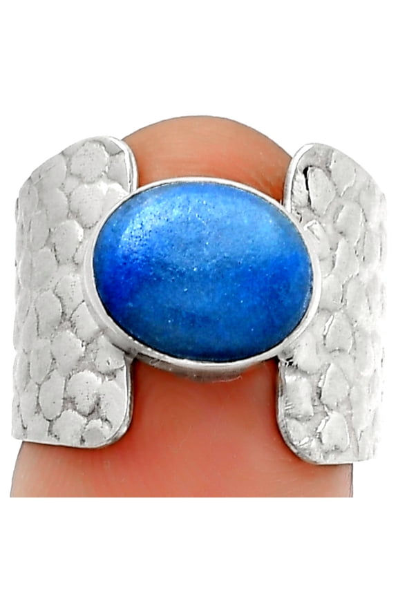Natural Dumortierite Quartz 925 Sterling Silver Ring s.7 Jewelry R-1450 SDR188348