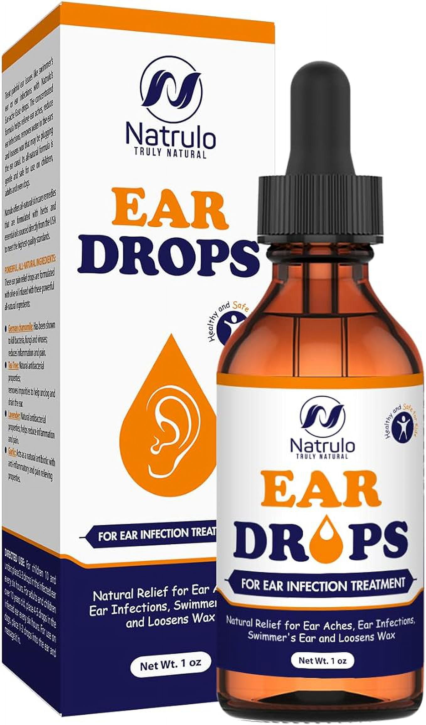 Natural Ear Drops for Ear Infection Herbal Eardrops for Adults