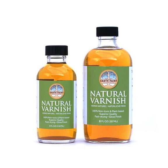 Natural Earth Paint Natural Varnish, 8 oz