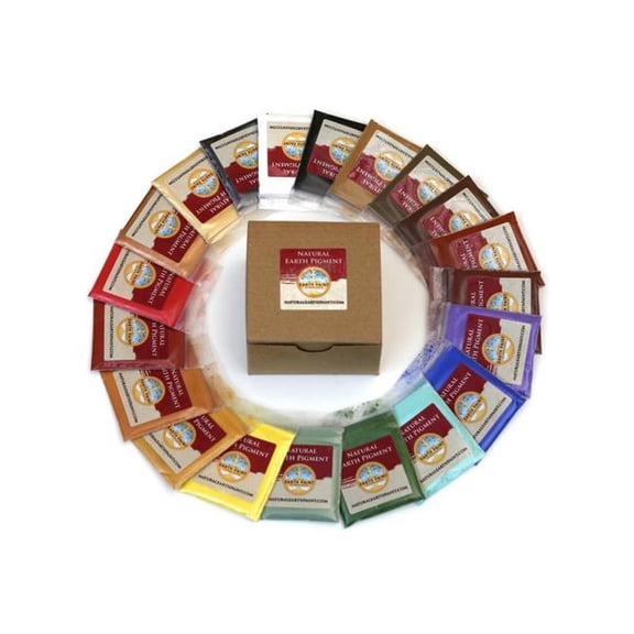Natural Earth Paint NEP256 Earth & Mineral Pigment Sample Pack