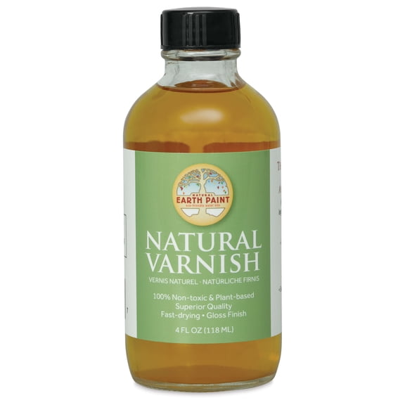 Natural Earth Paint Natural Varnish, 4 oz