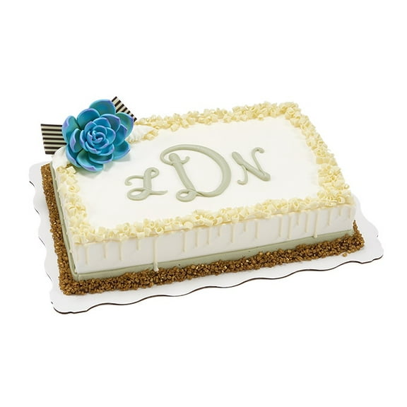 Natural Elegance Sheet Cake