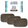 thumbnail image 1 of Natural Elephant Dead Sea Mud Soap Bar | Mineral-Rich Face & Body Cleanser with Natural Dead Sea Minerals | 4.4 oz (125 g) Pack of 3, 1 of 6