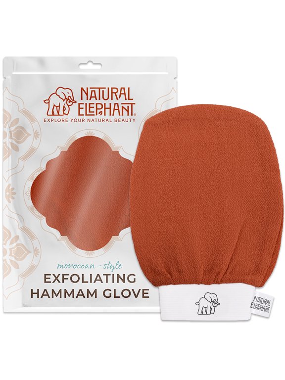 Exfoliating Hammam .. .. Glove (Burnt Orange) ..