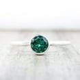 thumbnail image 1 of Emerald 925 Sterling Silver Ring, Round Cut Anniversary Gift Christmas Gift Ring For Him, 1 of 5